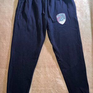 Badger Sport Sz Medium‎ Black Pulaski Maroon Warmup Sweatpant (S)